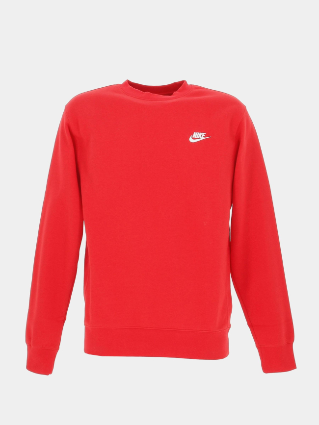 Sweat sportswear club crew rouge homme - Nike