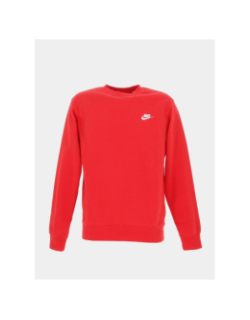 Sweat sportswear club crew rouge homme - Nike