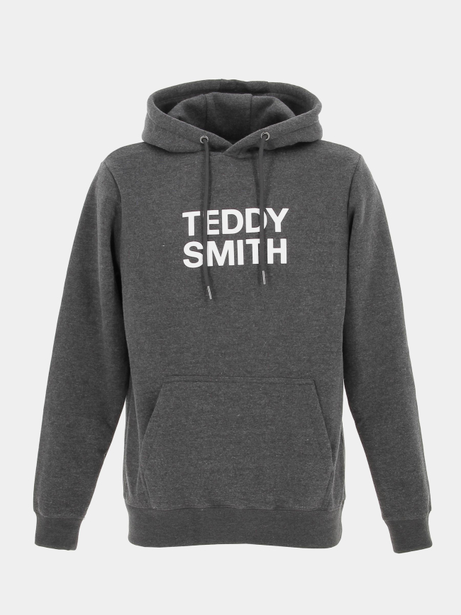 Sweat à capuche siclass gris anthracite homme - Teddy Smith