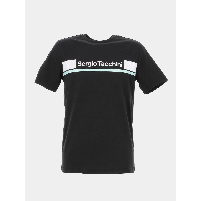 T-shirt jared noir homme - Sergio Tacchini