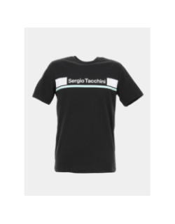 T-shirt jared noir homme - Sergio Tacchini