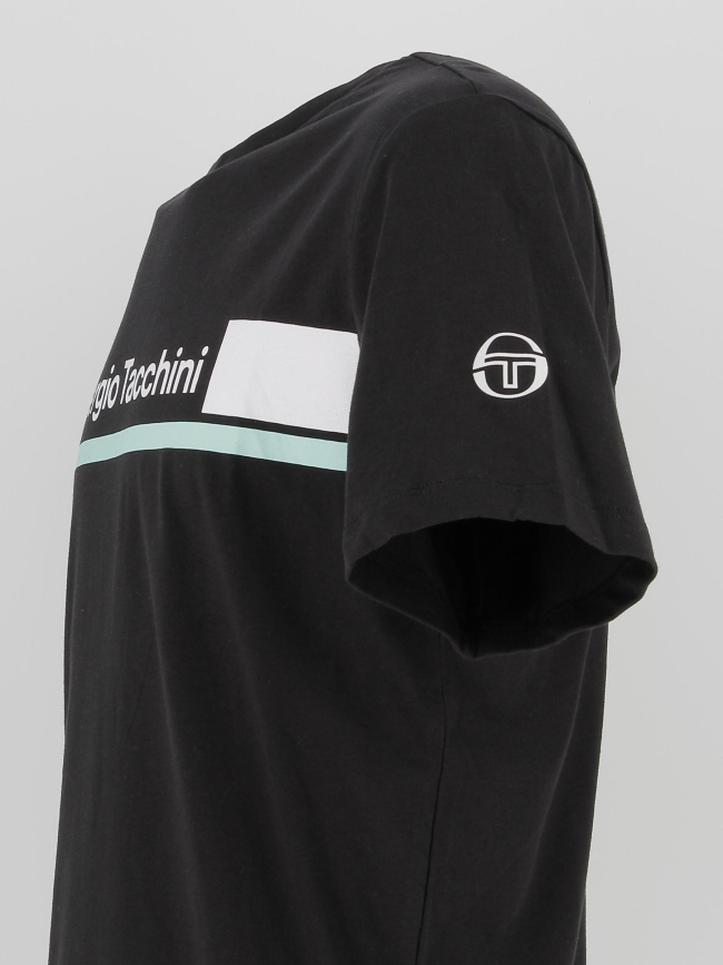 T-shirt jared noir homme - Sergio Tacchini