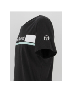T-shirt jared noir homme - Sergio Tacchini