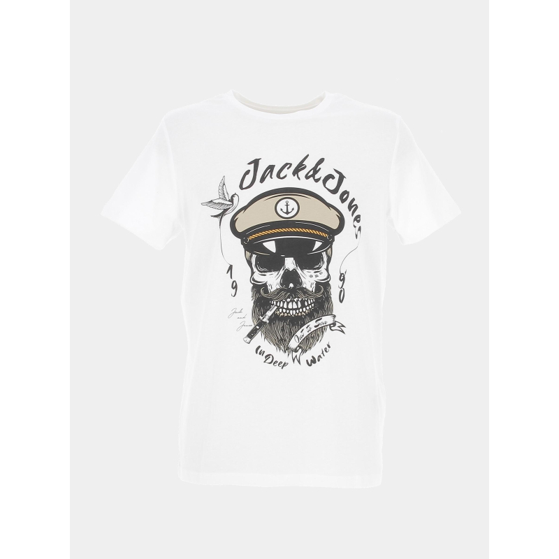 T-shirt jorroxbury blanc homme - Jack & Jones