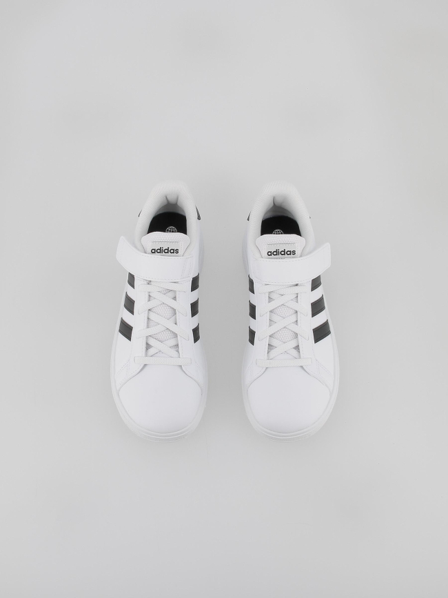 Baskets grand court 2.0 blanc/noir enfant - Adidas