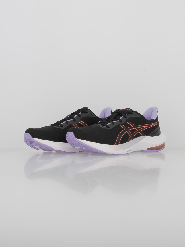 Chaussures de running gel pulse 14 noir/violet femme - Asics