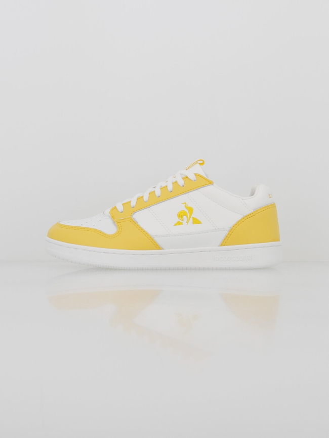 Baskets breakpoint blanc/jaune femme - Le Coq Sportif