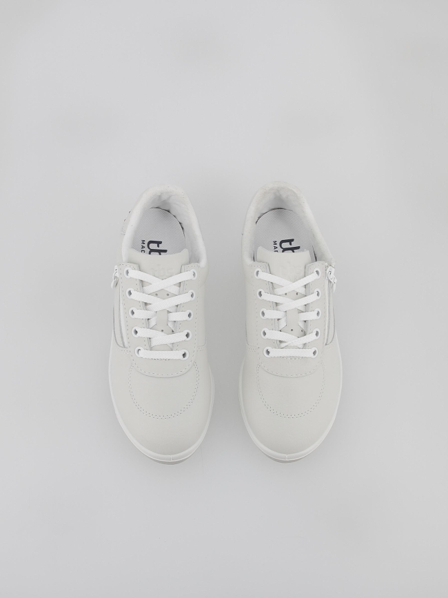 Baskets confort zip blanc femme - Tbs
