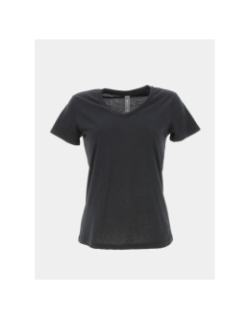 T-shirt de sport athleisure noir femme - Only