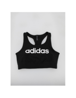 Brassière de sport logo noir fille - Adidas