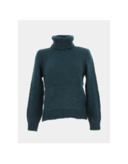 Pull col roulé dinea bleu pétrole femme - JDY