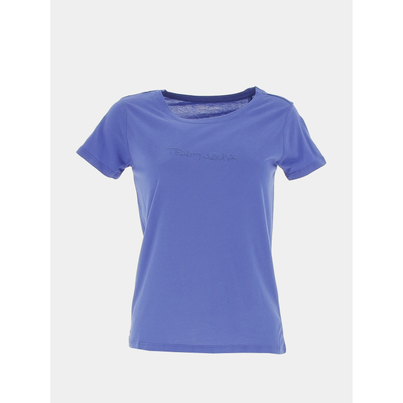 T-shirt ticia bleu femme - Teddy Smith