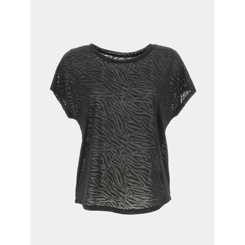 T-shirt de sport jies loose noir femme - Only
