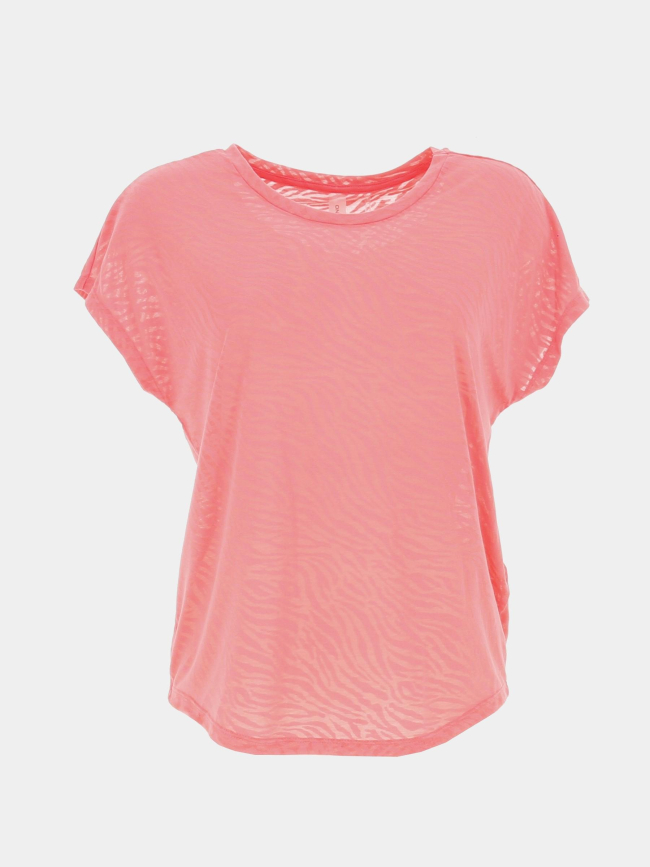 T-shirt de sport jies loose rose femme - Only