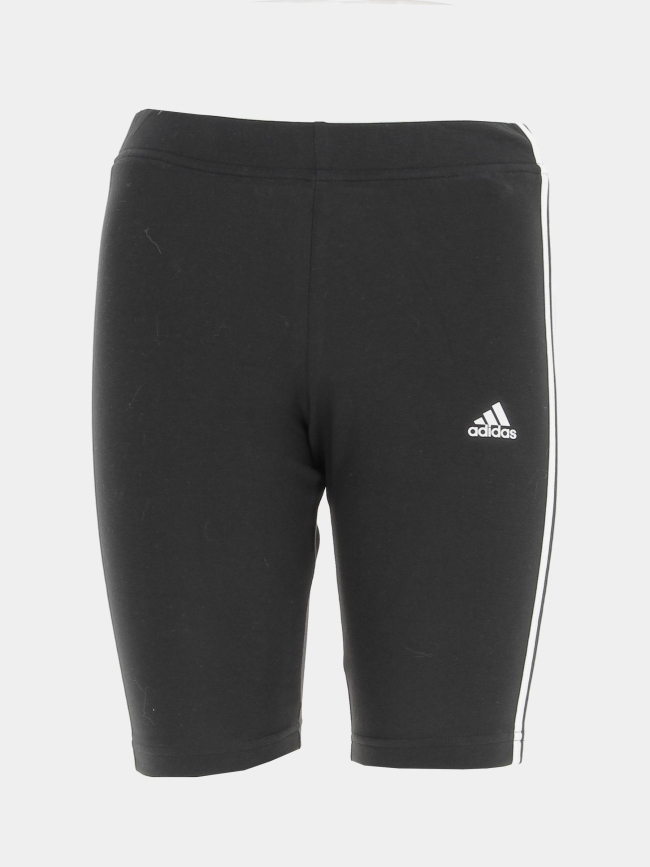 Short cycliste essentials 3 stripes noir femme - Adidas