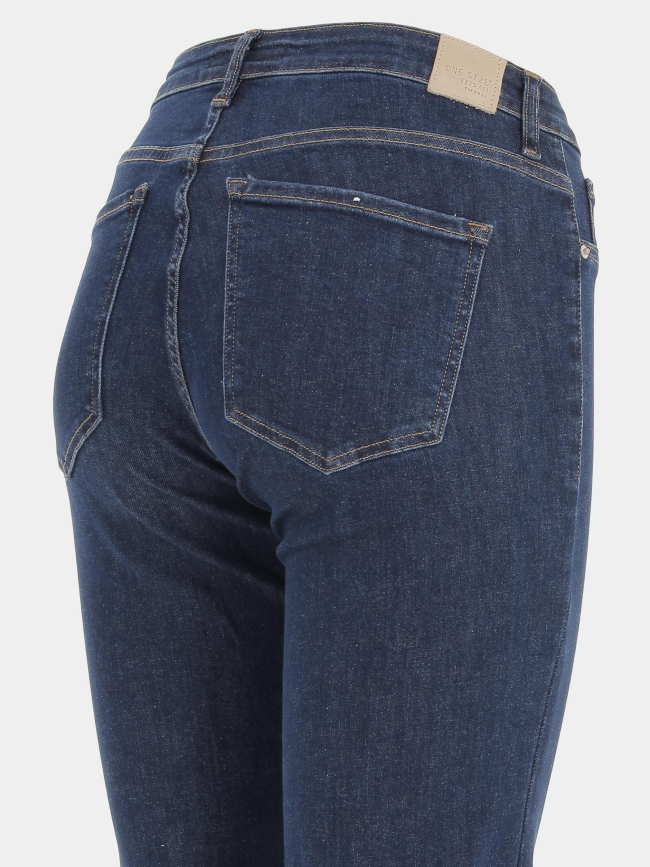 Jean bootcut 5 bleu marine femme - Tiffosi