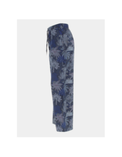 Pantalon fluide silia tropical bleu marine femme - Teddy Smith
