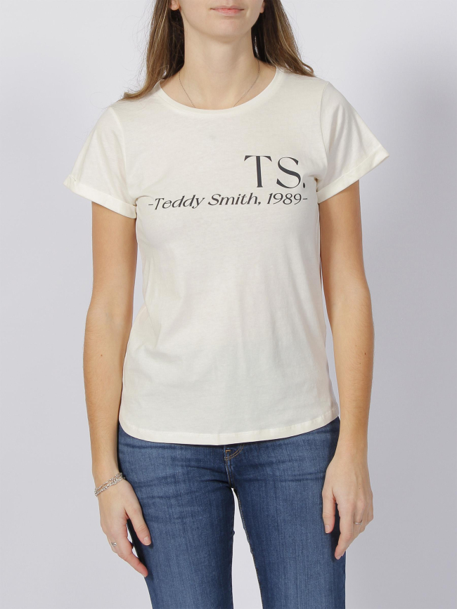 T-shirt sweety blanc femme - Teddy smith