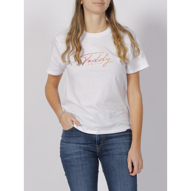 T-shirt felzy blanc fille - Teddy Smith