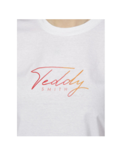 T-shirt felzy blanc fille - Teddy Smith