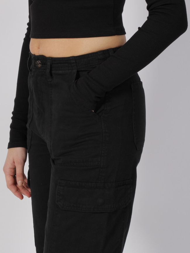 Pantalon cargo large malfy noir femme - Only