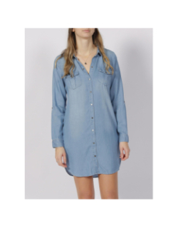 Robe chemise silla bleu femme - Vero Moda