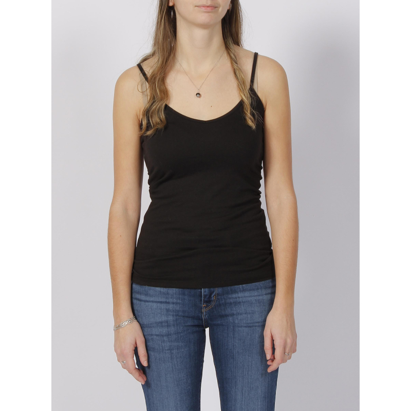 Débardeur maxi my soft noir femme - Vero Moda