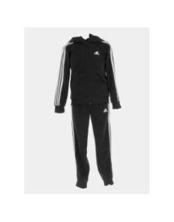 Ensemble veste/jogging shiny noir enfant - Adidas