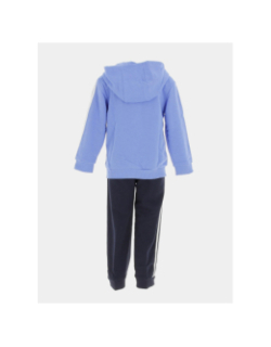 Ensemble sweat zippé jogging 3S bleu enfant - Adidas