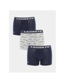 Pack 3 boxers casual bleu marine homme - Lacoste