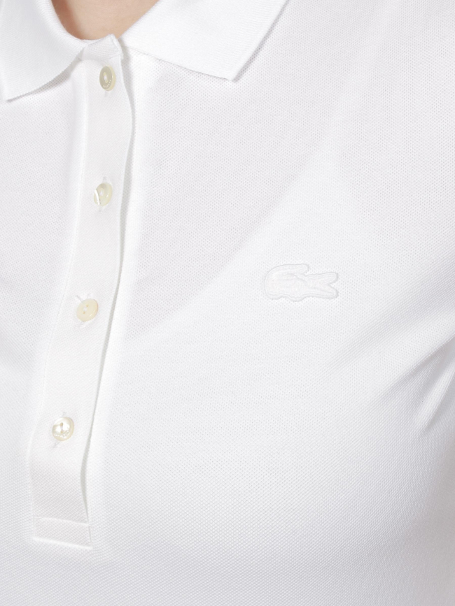 Polo core essentials blanc femme - Lacoste