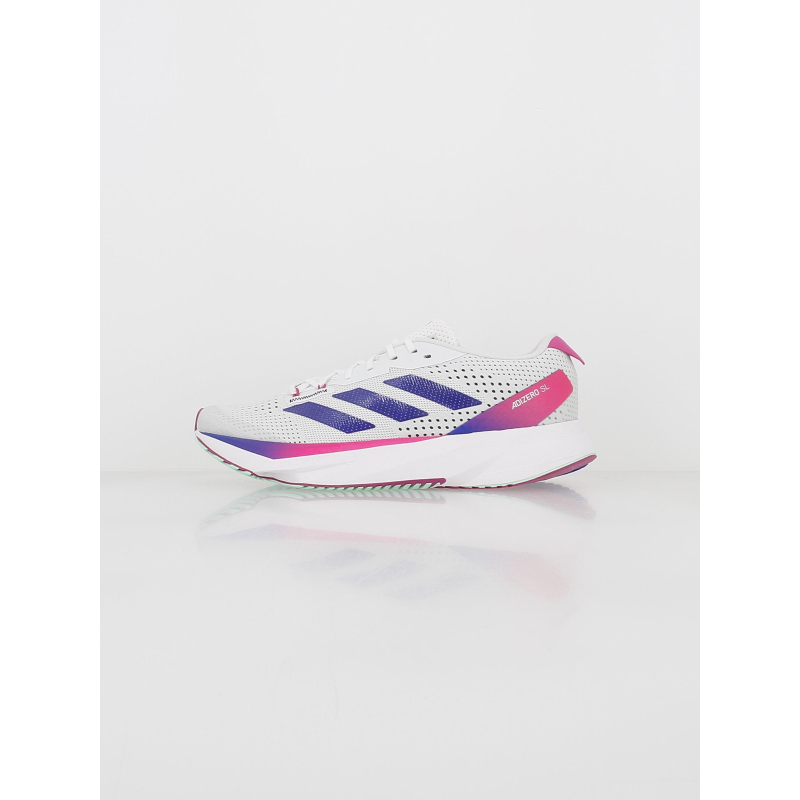 Chaussures de running adizero blanc/rose homme - Adidas
