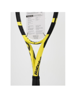 Raquette de tennis non cordée pure aero team jaune - Babolat