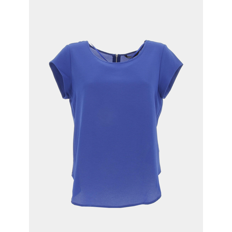 T-shirt vic bleu roy femme - Only