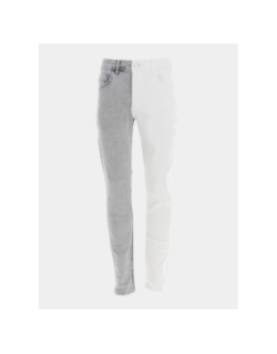 Jean slim bicolore blanc/gris homme - Project X Paris