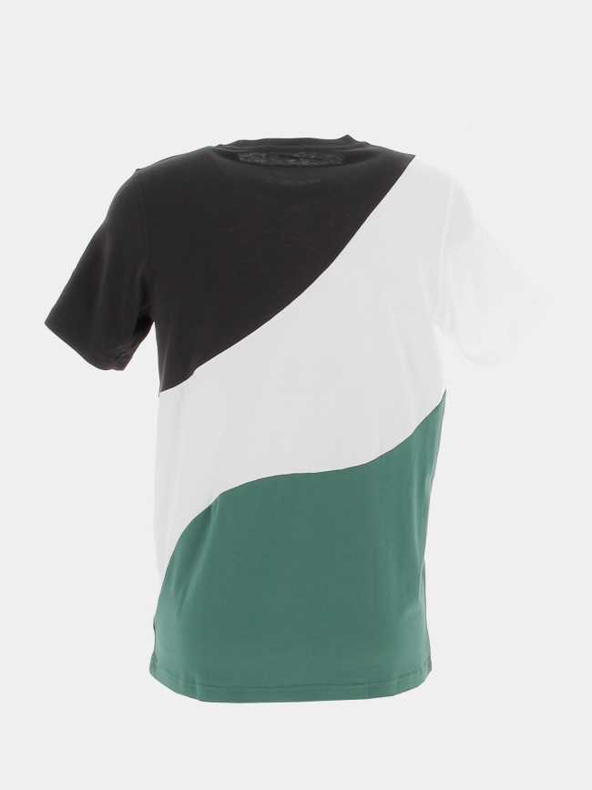 T-shirt tricolore vert blanc noir homme - Puma