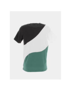 T-shirt tricolore vert blanc noir homme - Puma