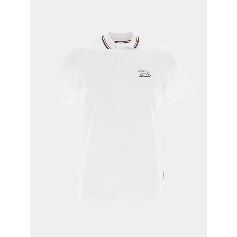 Polo trevor blanc garçon - Jack & Jones