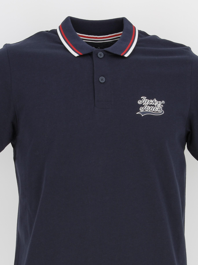 Polo trevor bleu marine garçon - Jack & Jones