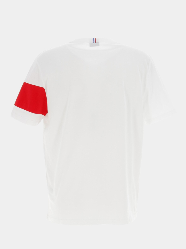 T-shirt tricolore blanc homme - Le Coq Sportif