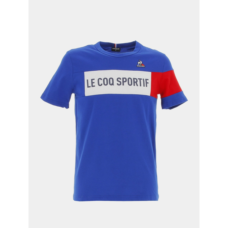 T-shirt tricolore essential bleu homme - Le Coq Sportif