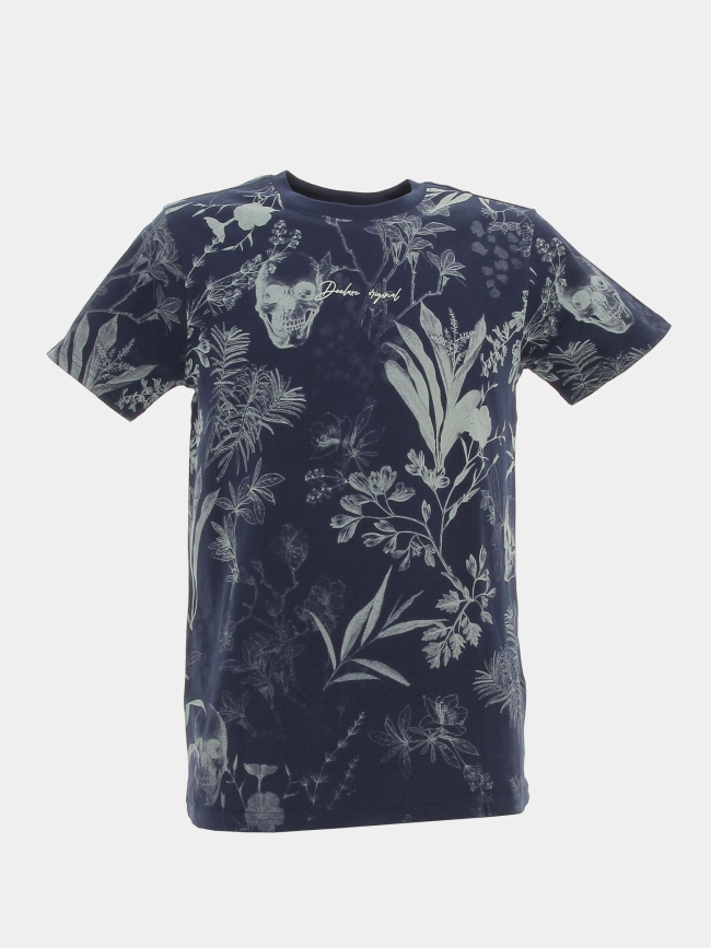T-shirt botanical bleu marine homme - Jack & Jones