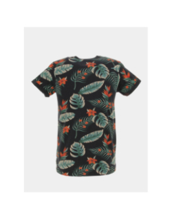 T-shirt nubie floral noir homme - Deeluxe