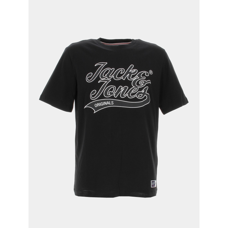T-shirt trevor upscale noir homme - Jack & Jones