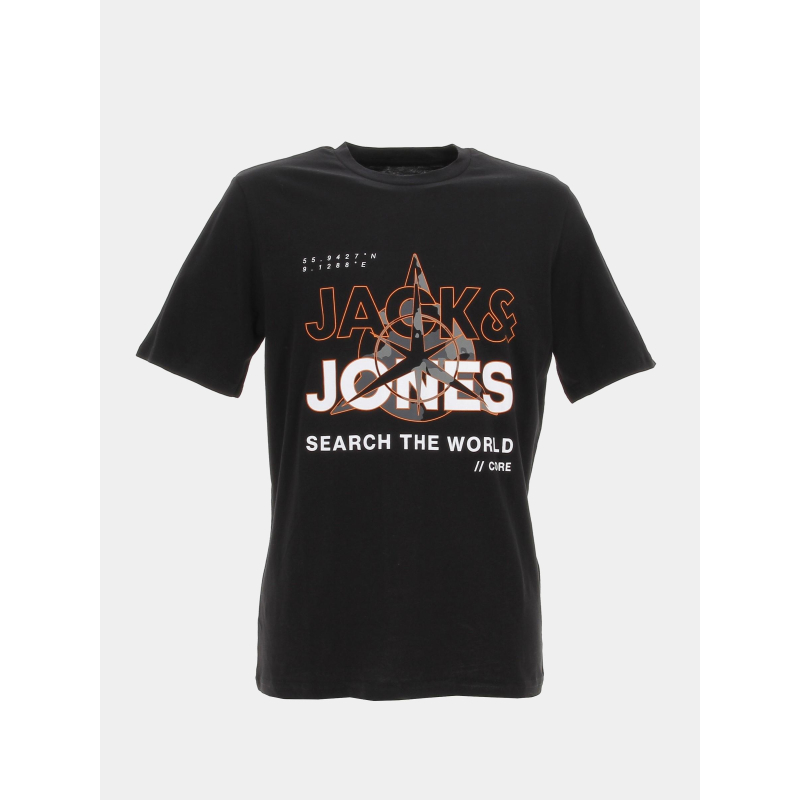 T-shirt cohunt noir homme - Jack & Jones