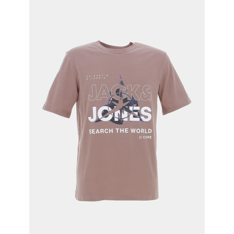 T-shirt cohunt mauve homme - Jack & Jones
