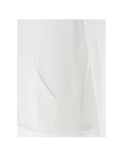 Sweat à capuche tricolore blanc - Le Coq Sportif
