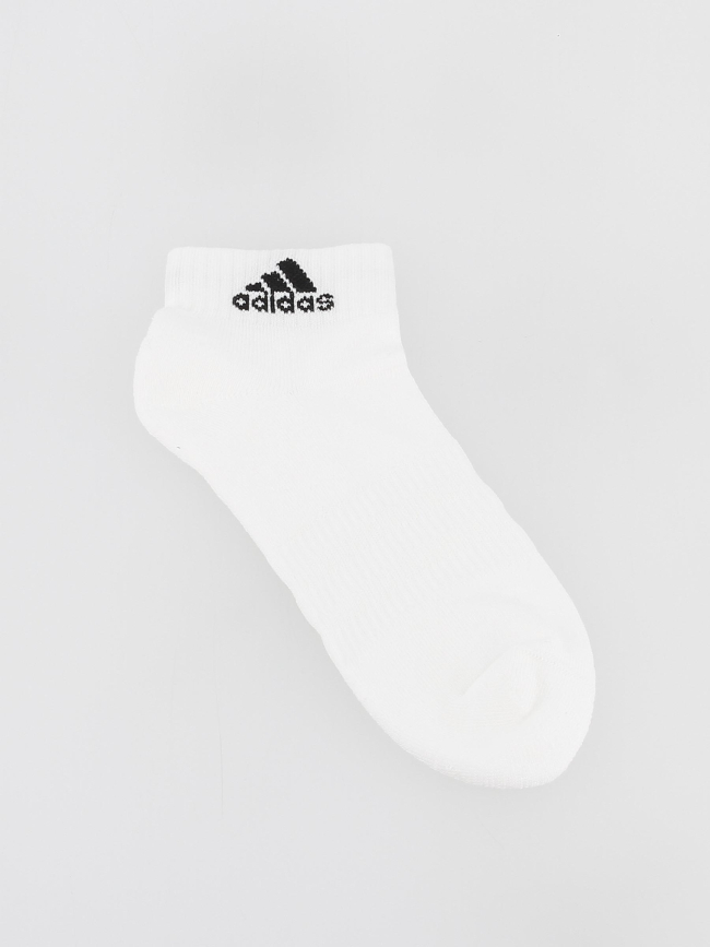 Pack 3 paires de chaussettes basses blanc - Adidas
