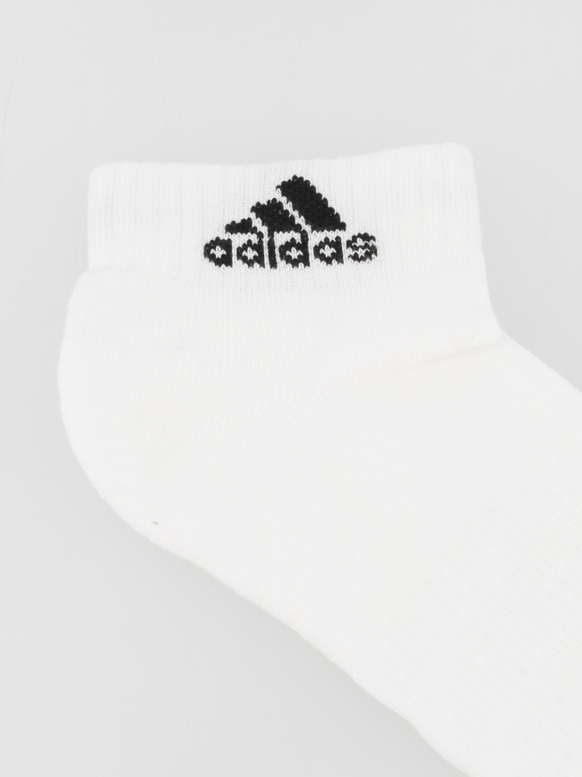 Pack 3 paires de chaussettes basses blanc - Adidas