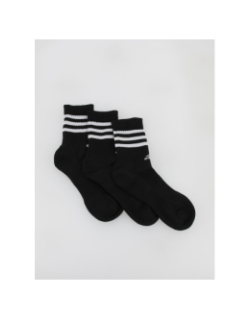 Pack 3 paires de chaussettes hautes 3S noir - Adidas